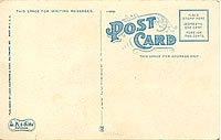 Antique Postcard Back